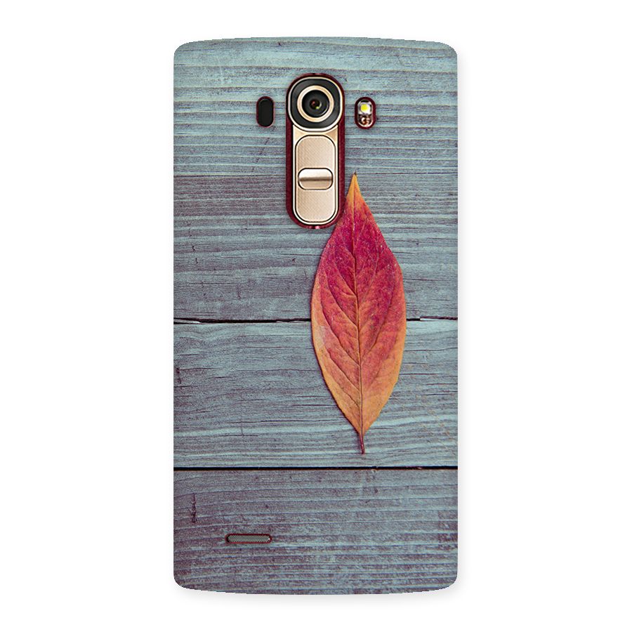 Classic Wood Leaf Back Case for LG G4