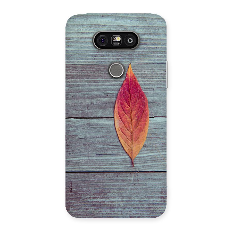 Classic Wood Leaf Back Case for LG G5