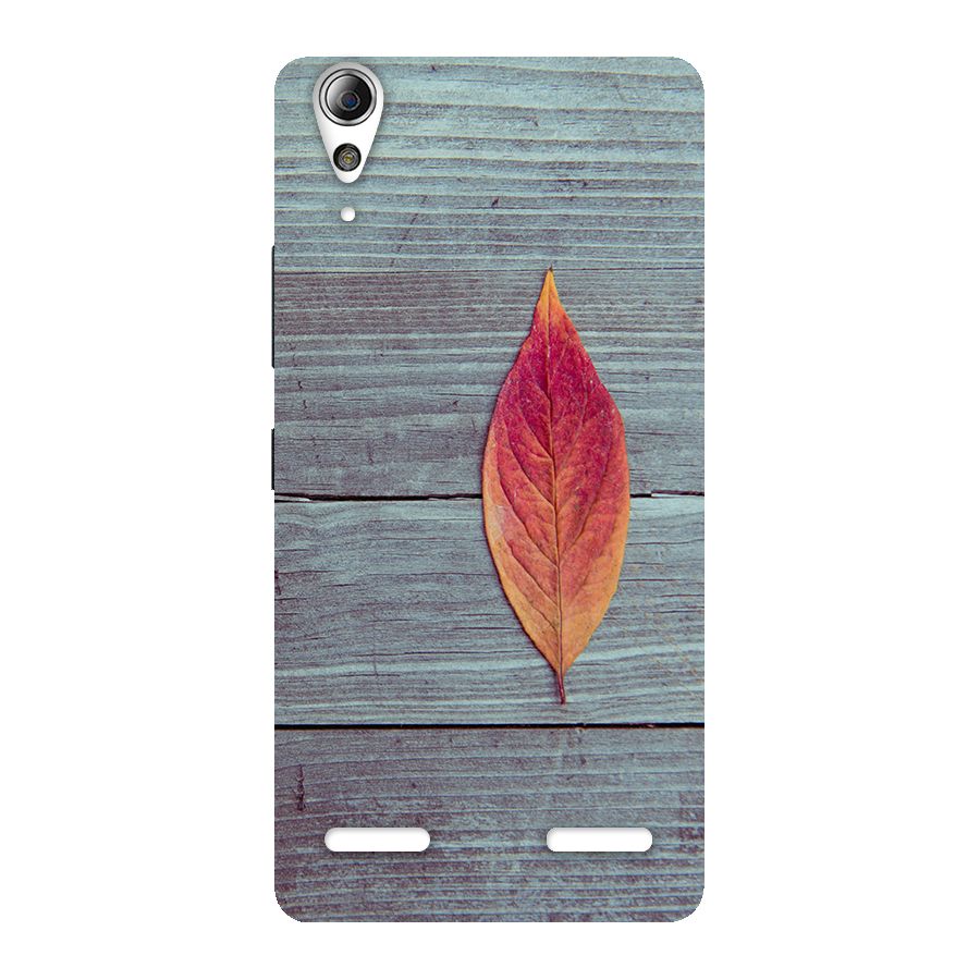 Classic Wood Leaf Back Case for Lenovo A6000