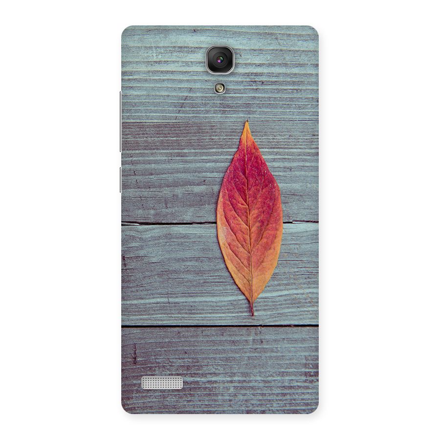 Classic Wood Leaf Back Case for Redmi Note