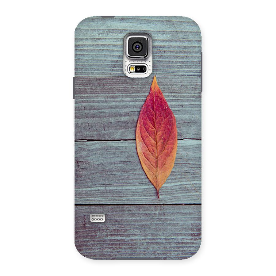 Classic Wood Leaf Back Case for Samsung Galaxy S5