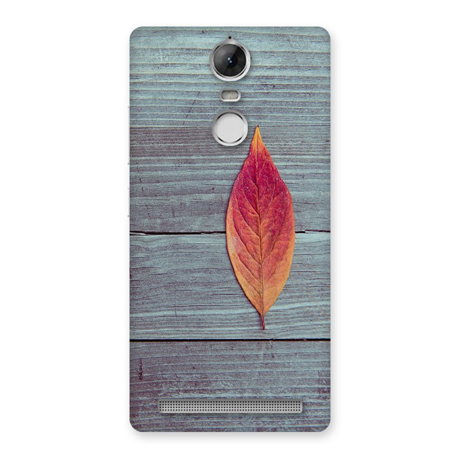 Classic Wood Leaf Back Case for Vibe K5 Note