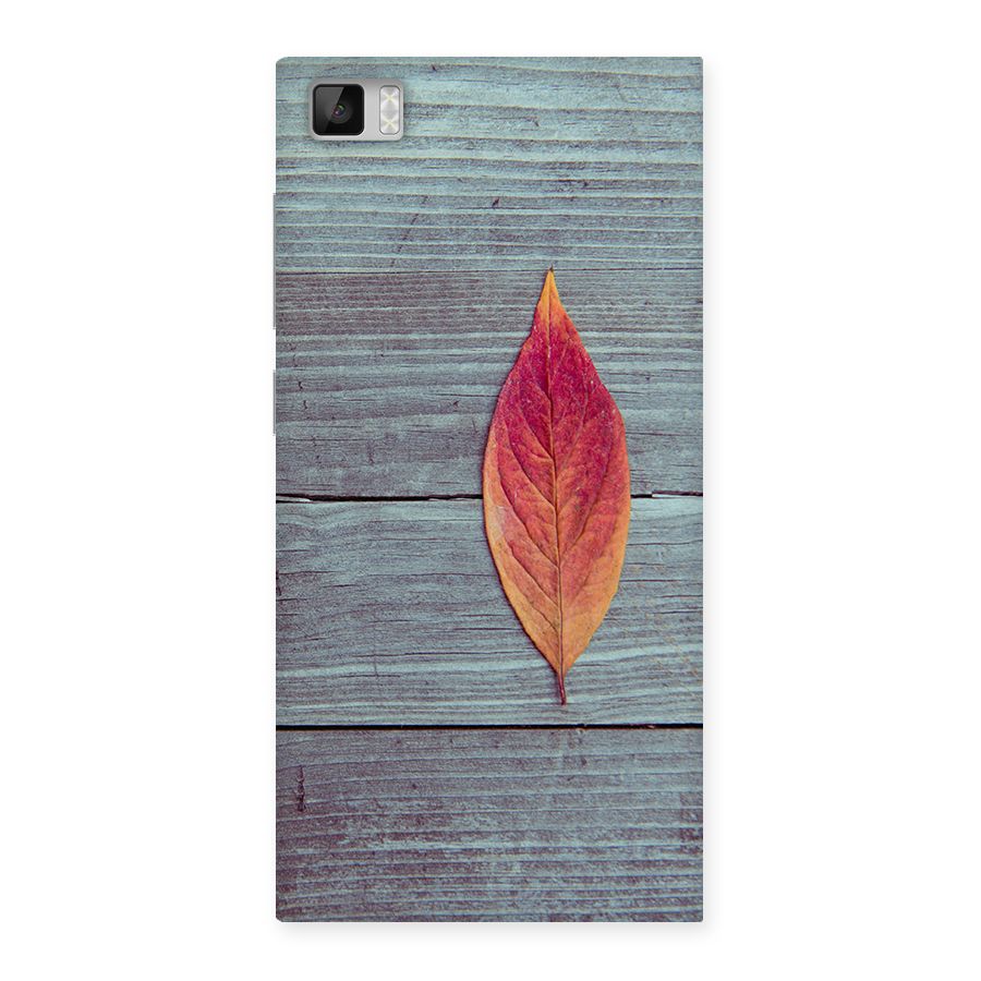 Classic Wood Leaf Back Case for Xiaomi Mi3