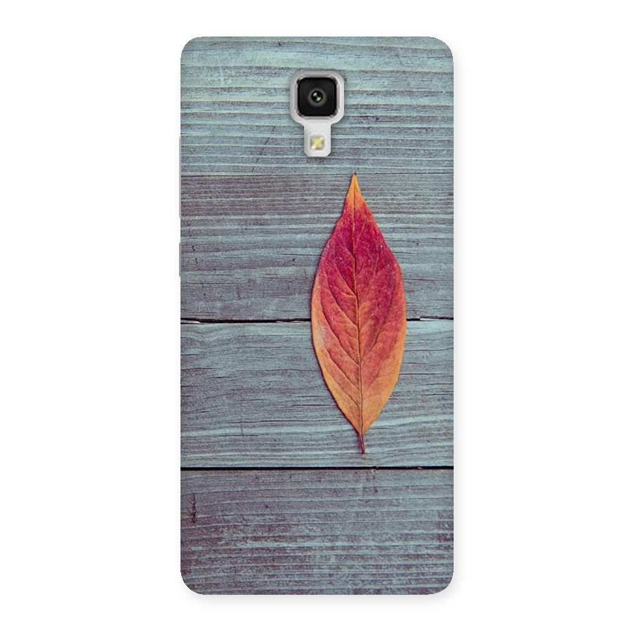 Classic Wood Leaf Back Case for Xiaomi Mi 4
