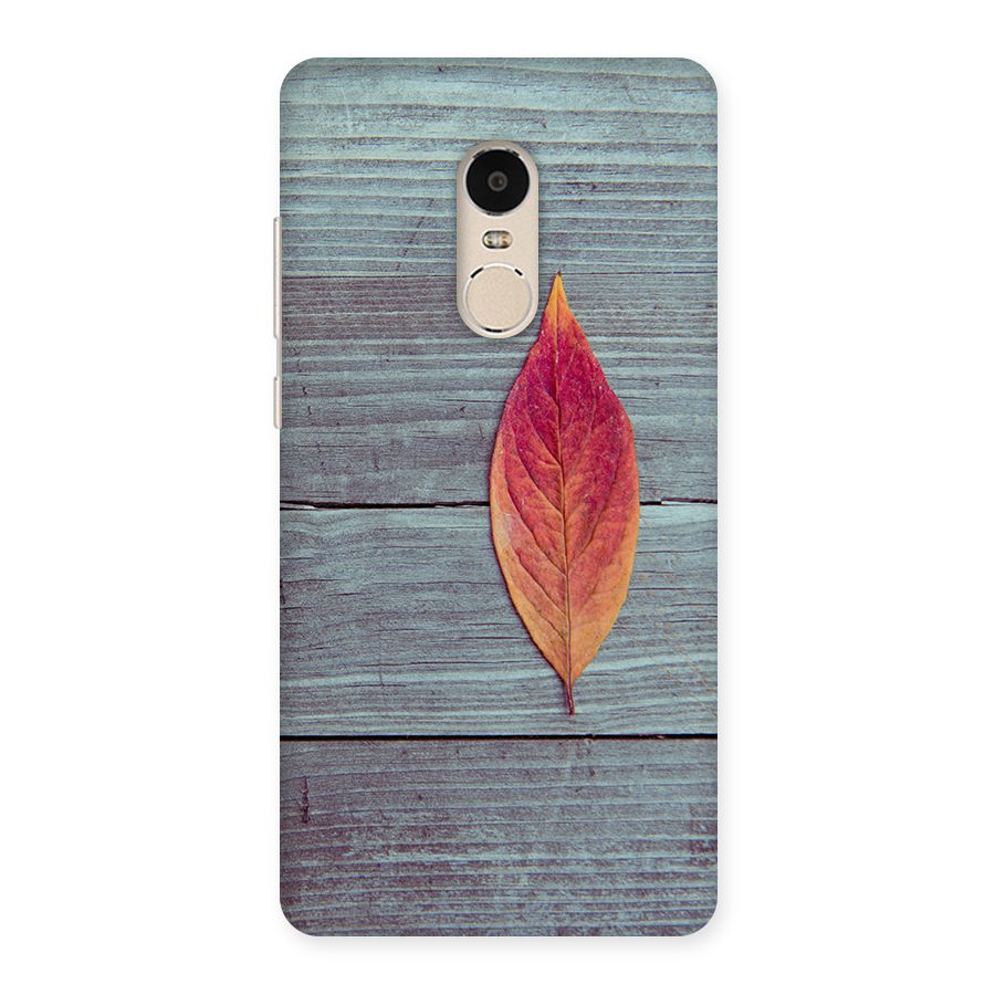 Classic Wood Leaf Back Case for Xiaomi Redmi Note 4