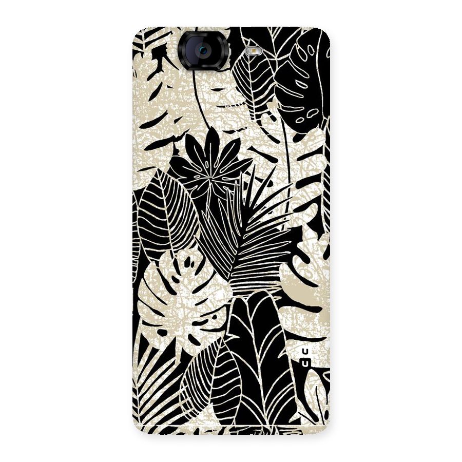 Leaf Pattern Back Case for Canvas Knight A350