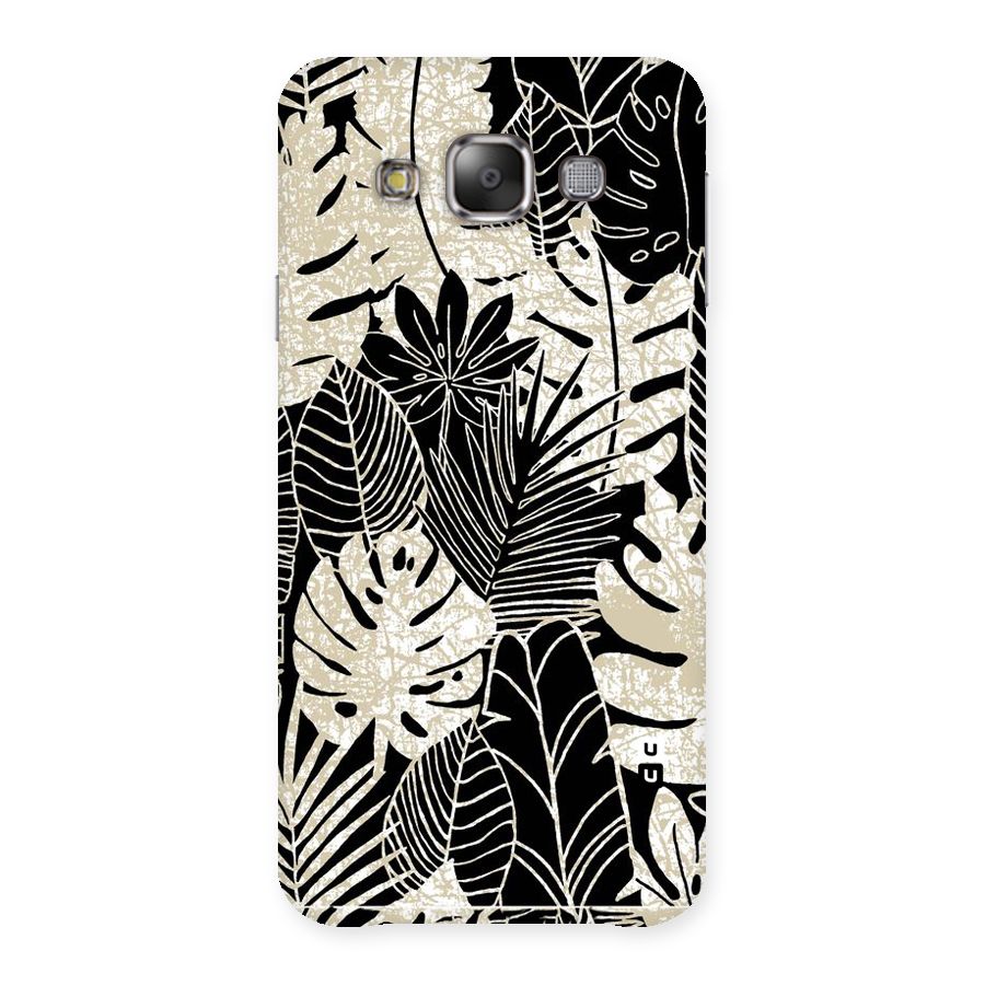 Leaf Pattern Back Case for Galaxy E7