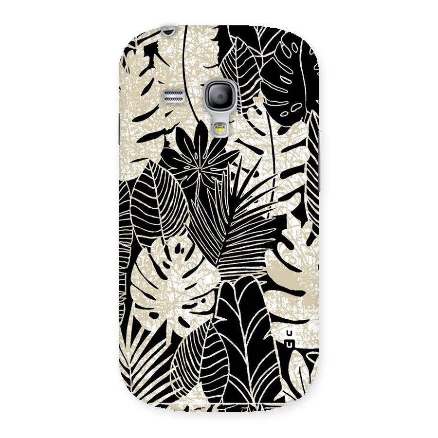 Leaf Pattern Back Case for Galaxy S3 Mini