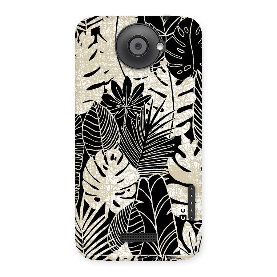 Leaf Pattern Back Case for HTC One X