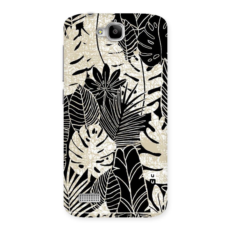 Leaf Pattern Back Case for Honor Holly