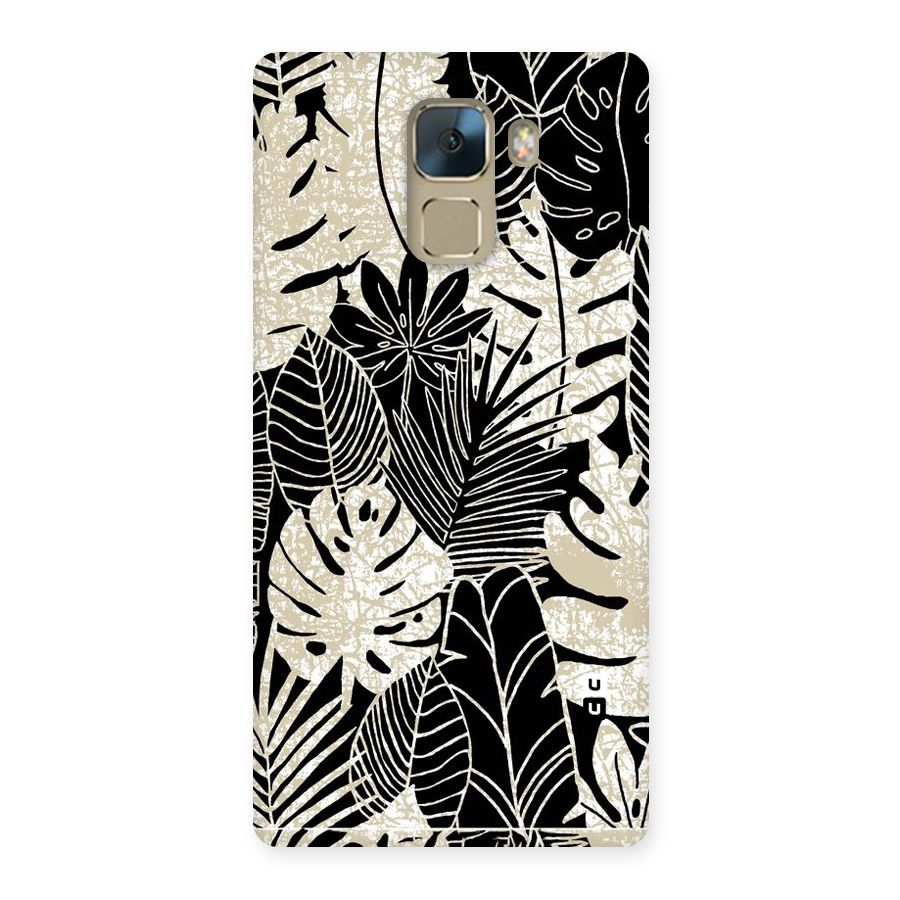 Leaf Pattern Back Case for Huawei Honor 7