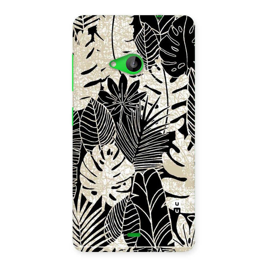 Leaf Pattern Back Case for Lumia 535