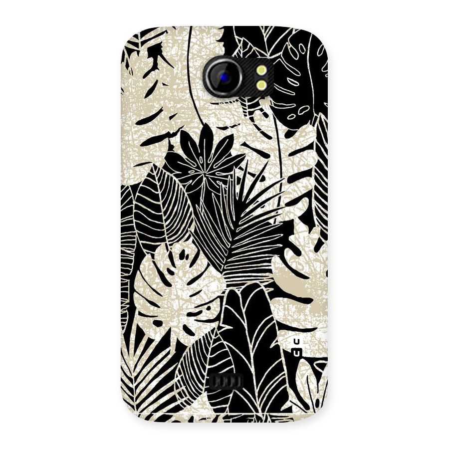 Leaf Pattern Back Case for Micromax Canvas 2 A110