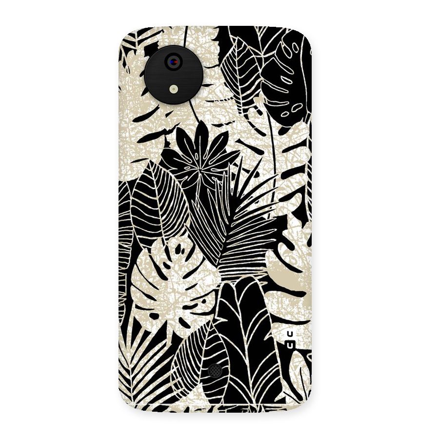 Leaf Pattern Back Case for Micromax Canvas A1