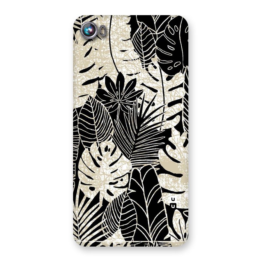 Leaf Pattern Back Case for Micromax Canvas Fire 4 A107