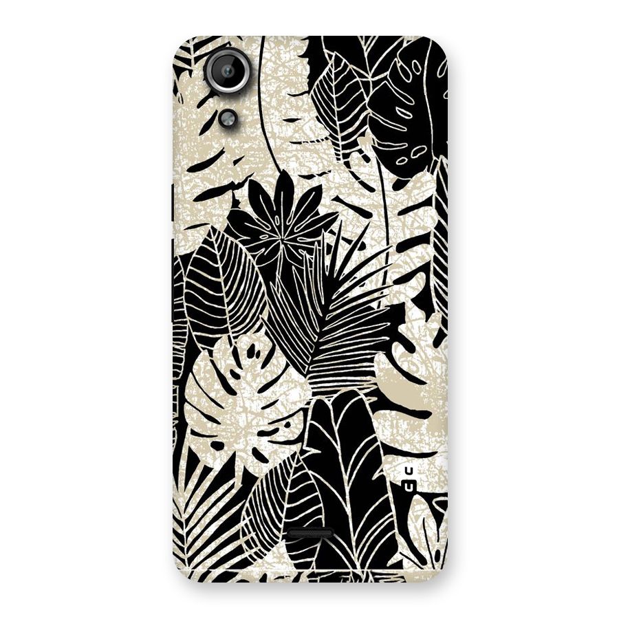 Leaf Pattern Back Case for Micromax Canvas Selfie Lens Q345