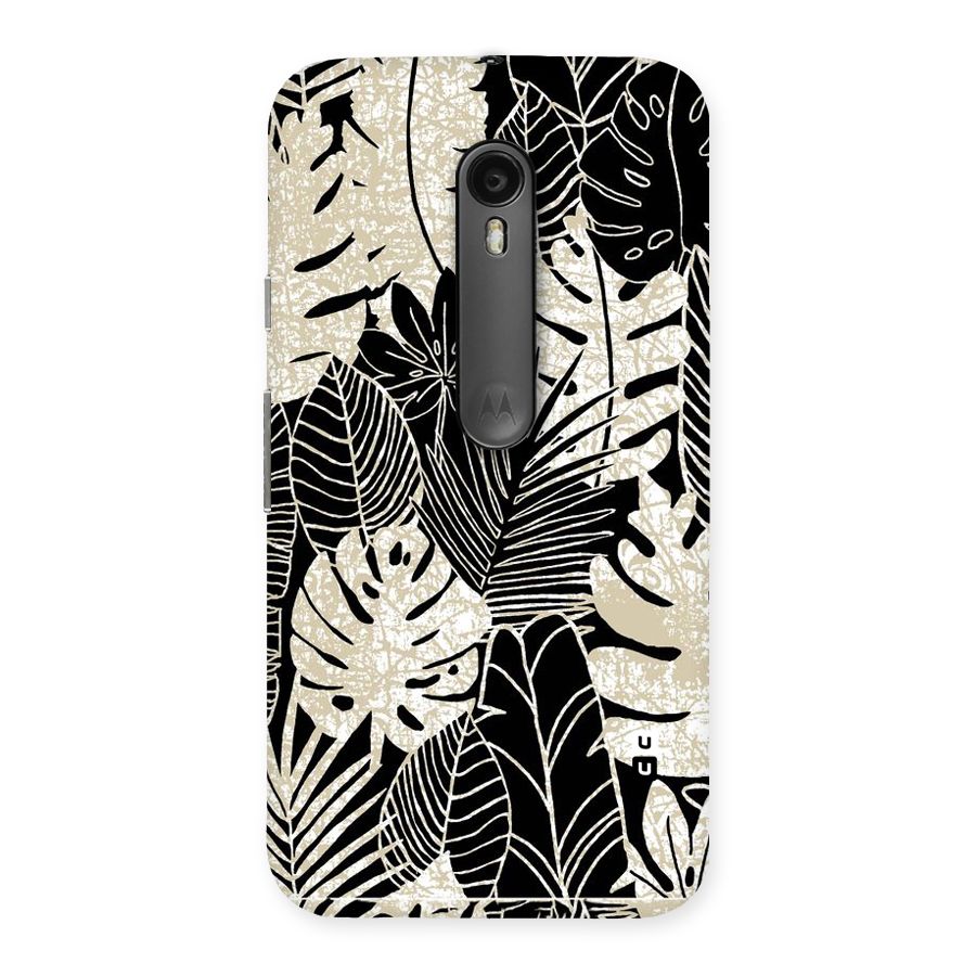 Leaf Pattern Back Case for Moto G Turbo
