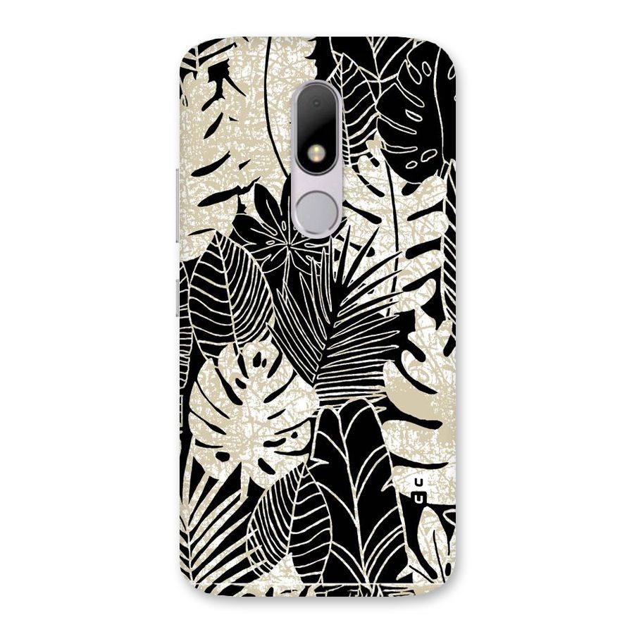 Leaf Pattern Back Case for Moto M