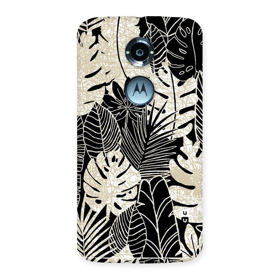 Leaf Pattern Back Case for Moto X 2nd Gen