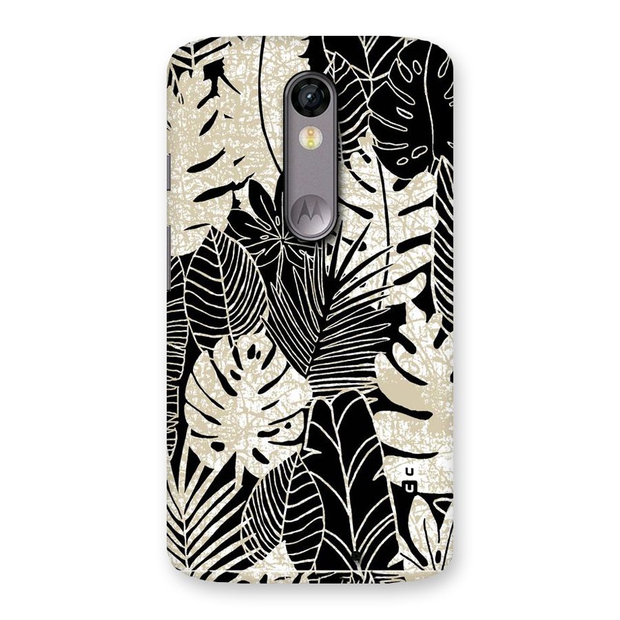 Leaf Pattern Back Case for Moto X Force