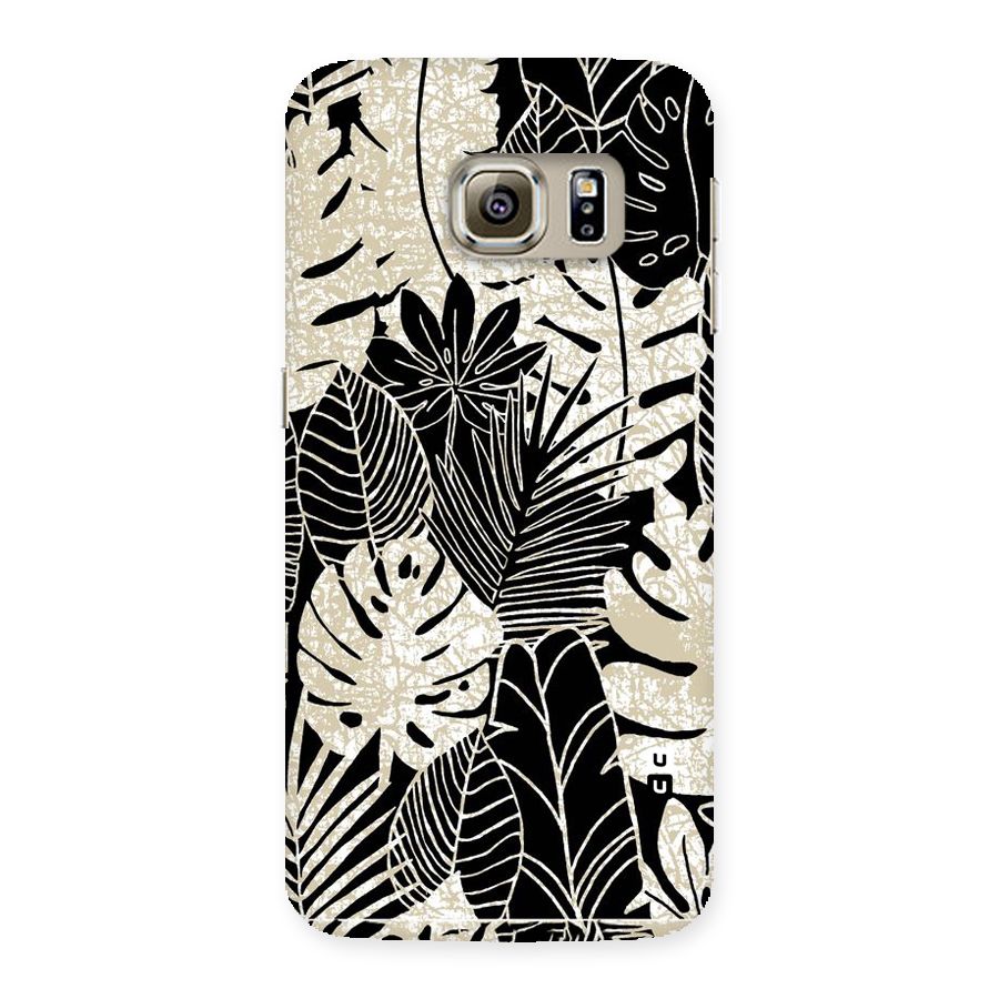 Leaf Pattern Back Case for Samsung Galaxy S6 Edge