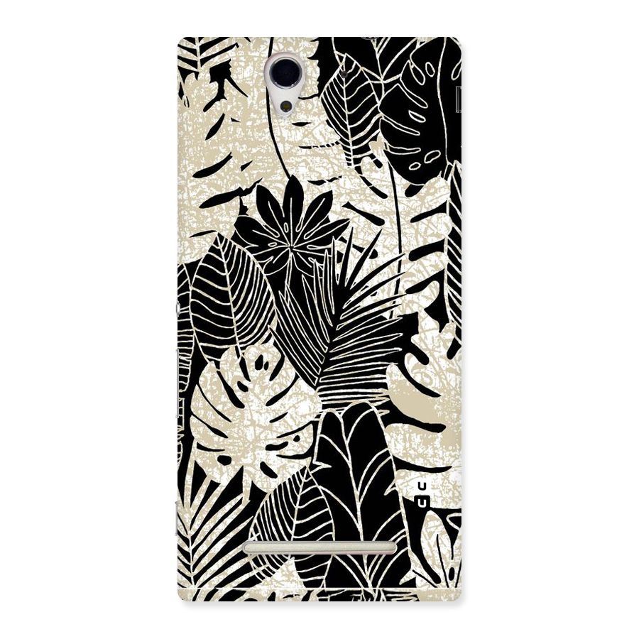 Leaf Pattern Back Case for Sony Xperia C3