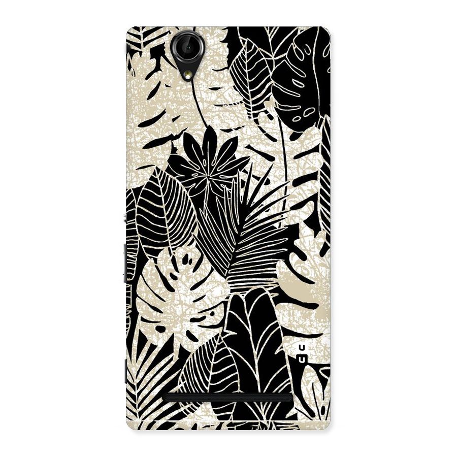 Leaf Pattern Back Case for Sony Xperia T2
