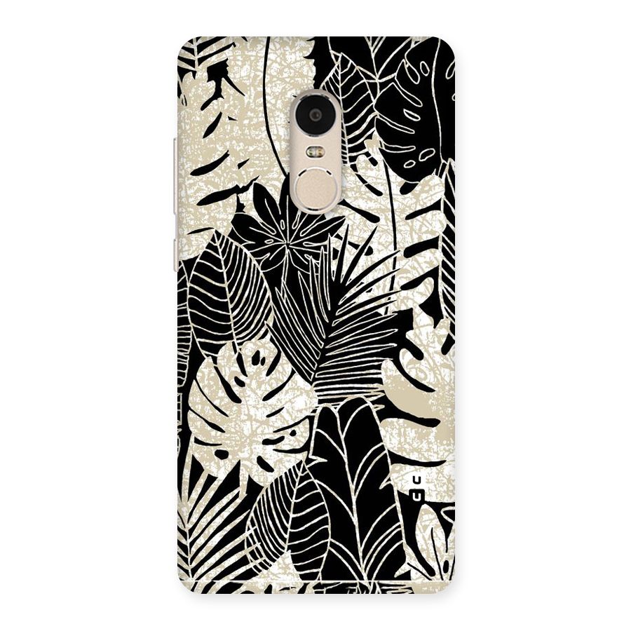 Leaf Pattern Back Case for Xiaomi Redmi Note 4