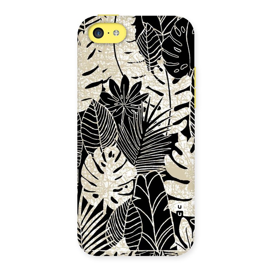 Leaf Pattern Back Case for iPhone 5C