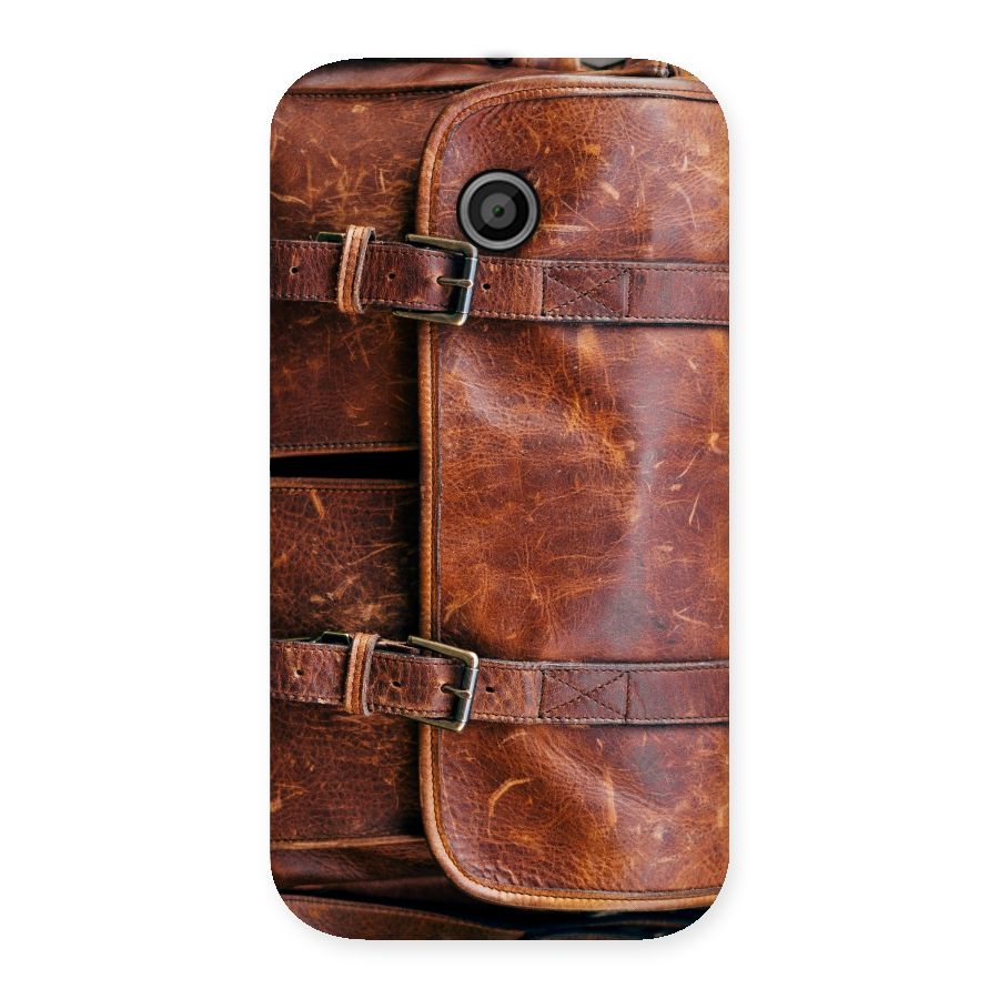Bag Design (Printed) Back Case for Moto E