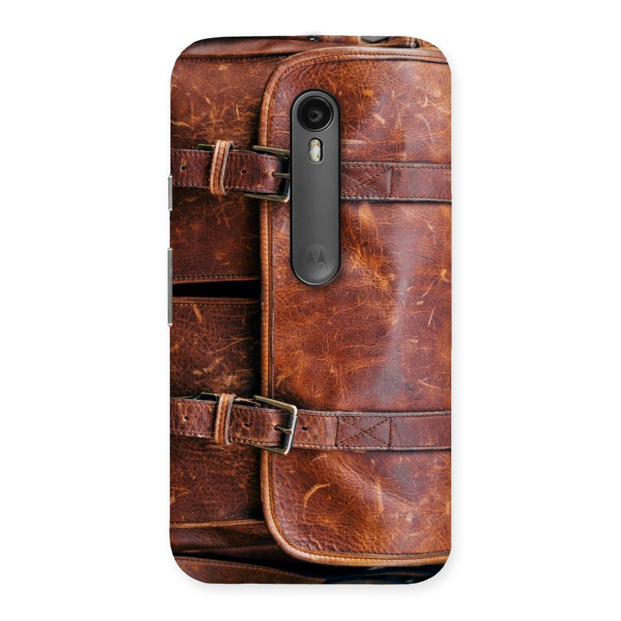 Bag Design (Printed) Back Case for Moto G3