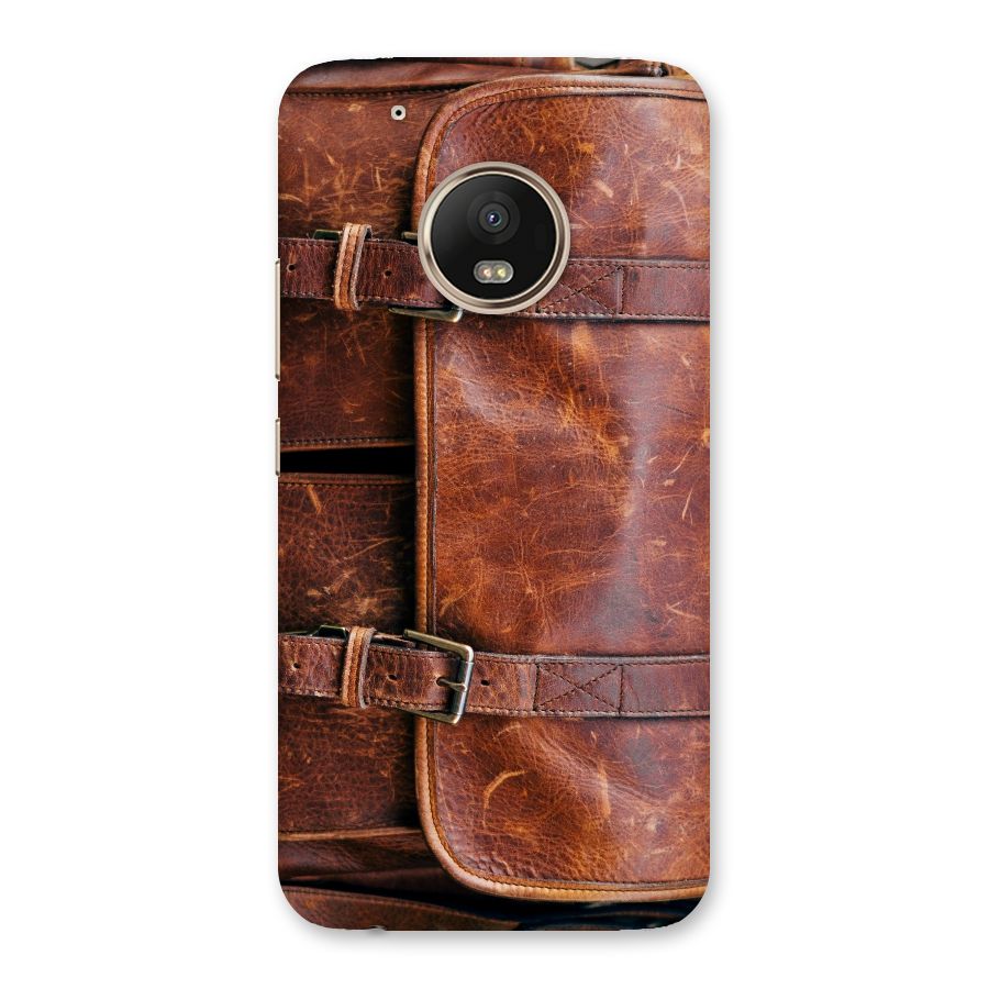 Bag Design (Printed) Back Case for Moto G5 Plus