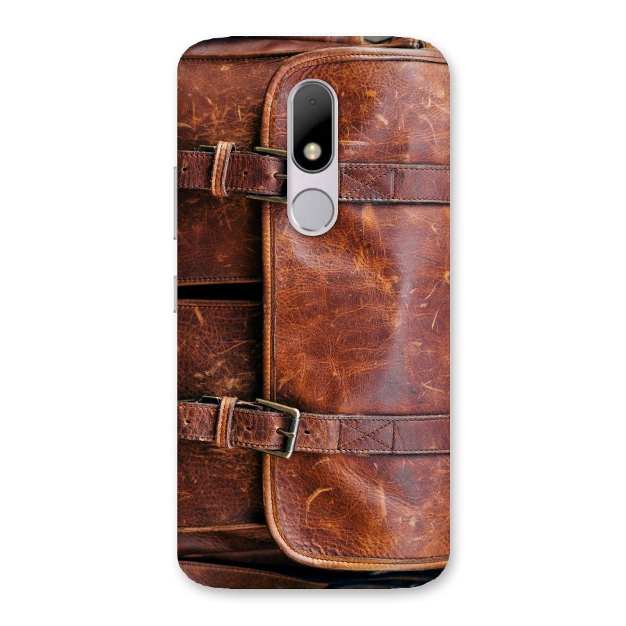 Bag Design (Printed) Back Case for Moto M