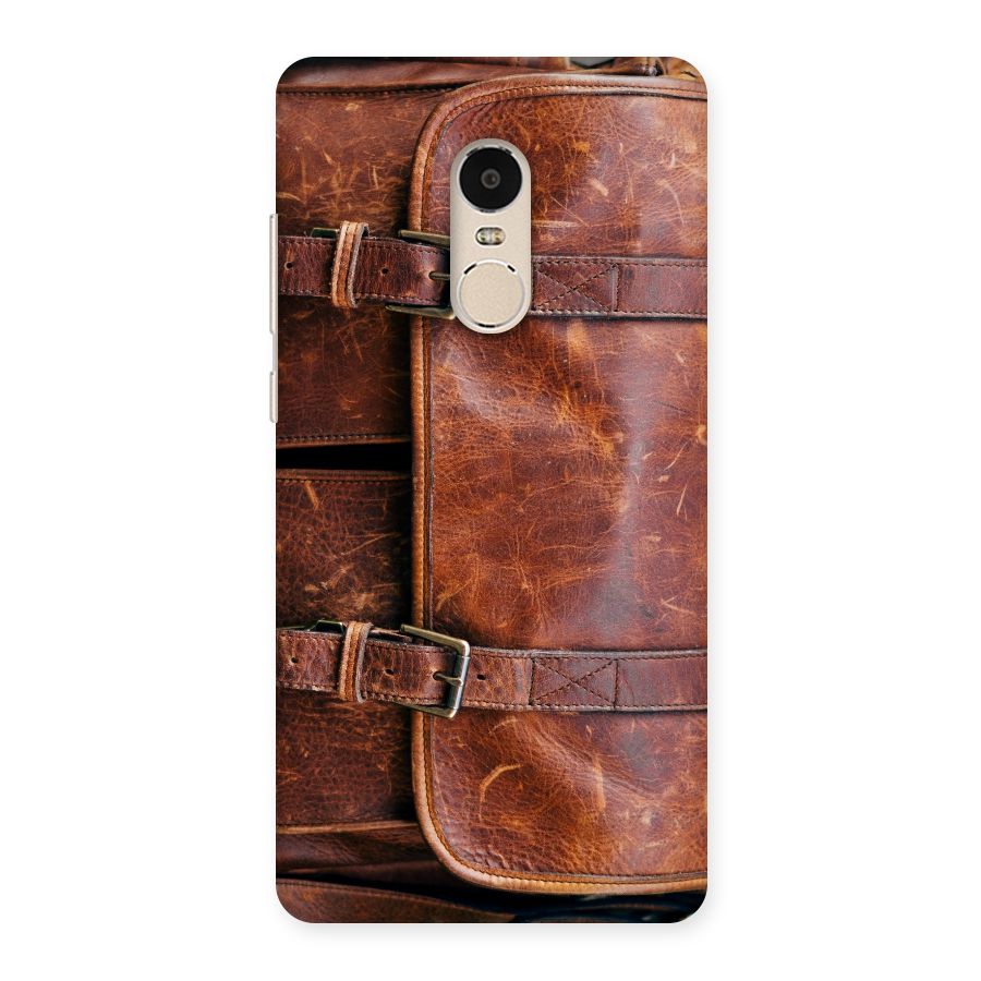 Bag Design (Printed) Back Case for Xiaomi Redmi Note 4