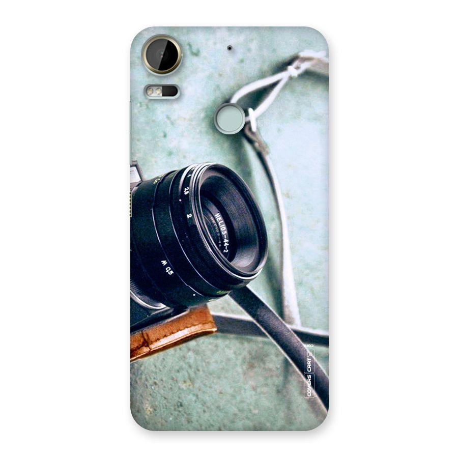 Leather Camera Lens Back Case for Desire 10 Pro