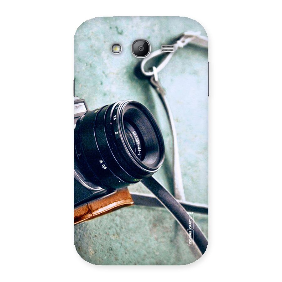 Leather Camera Lens Back Case for Galaxy Grand