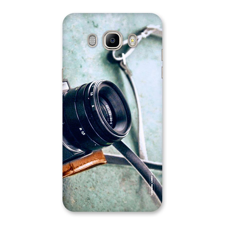 Leather Camera Lens Back Case for Galaxy On8