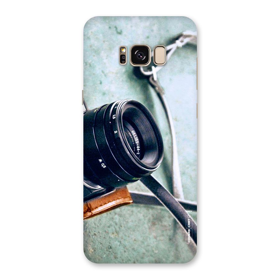 Leather Camera Lens Back Case for Galaxy S8 Plus