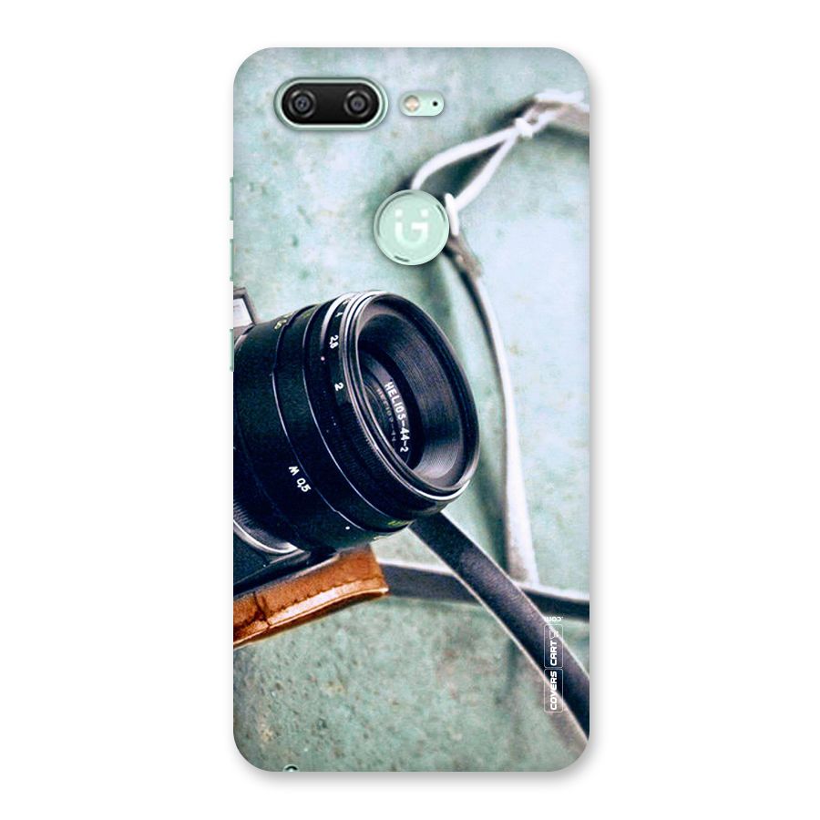 Leather Camera Lens Back Case for Gionee S10