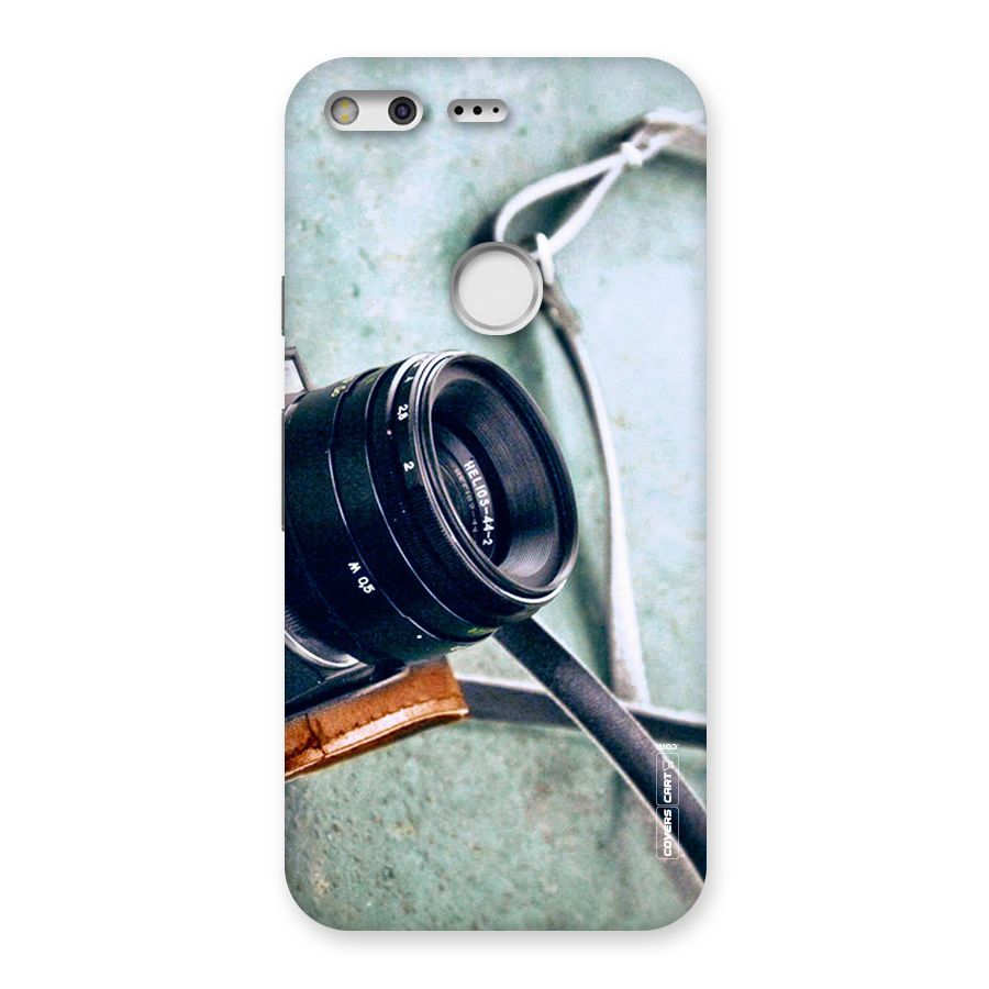 Leather Camera Lens Back Case for Google Pixel XL