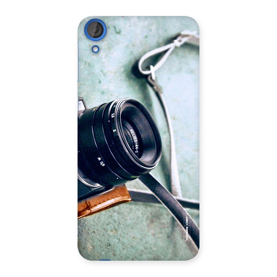 Leather Camera Lens Back Case for HTC Desire 820