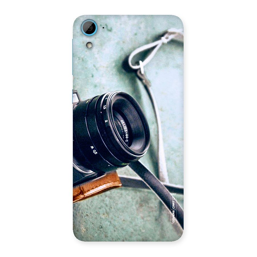 Leather Camera Lens Back Case for HTC Desire 826