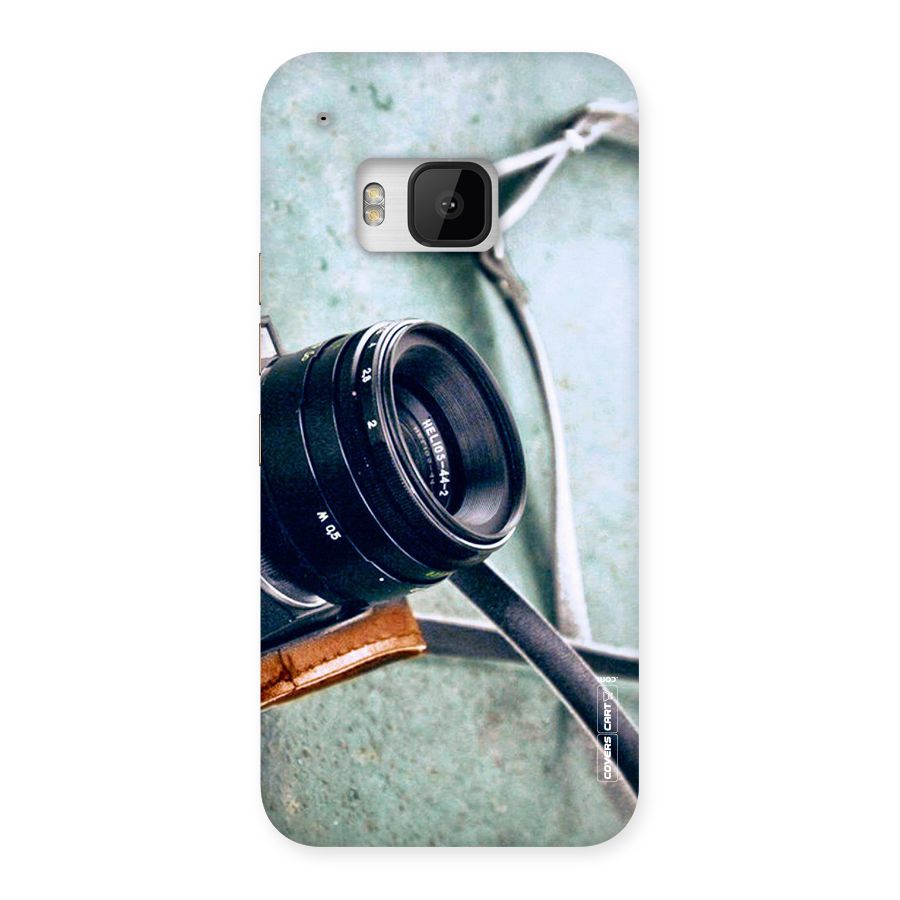 Leather Camera Lens Back Case for HTC One M9