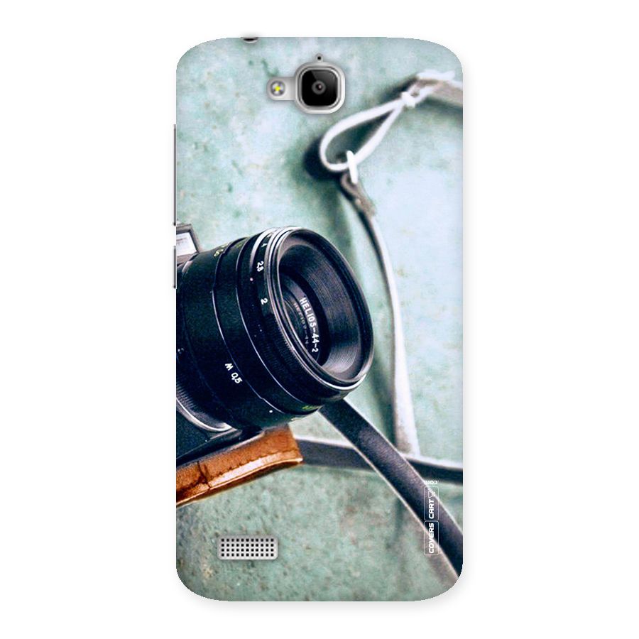 Leather Camera Lens Back Case for Honor Holly