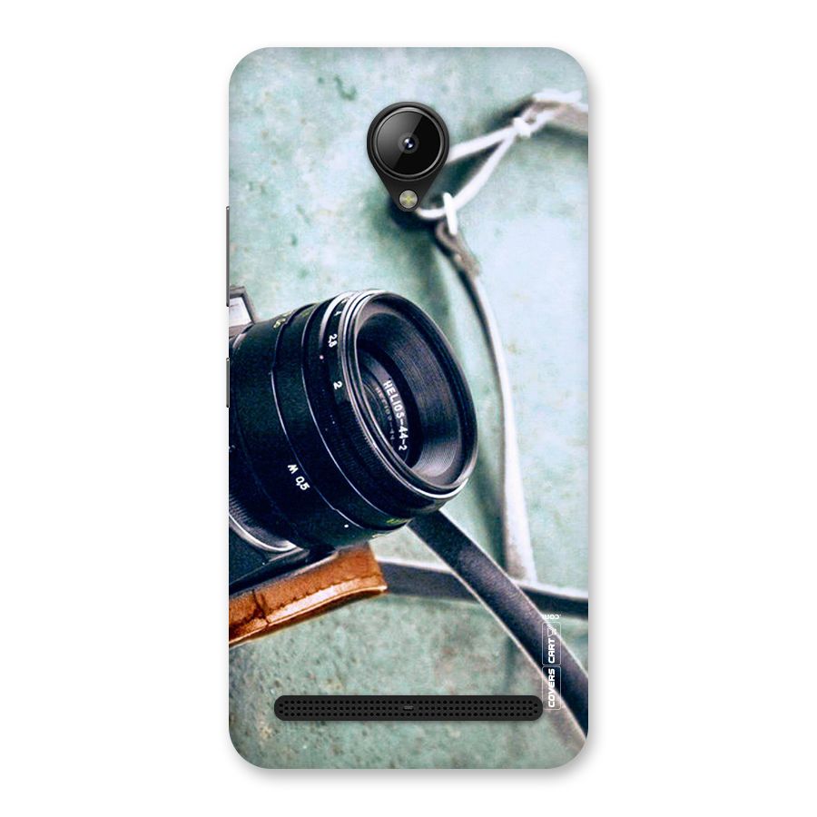 Leather Camera Lens Back Case for Lenovo C2