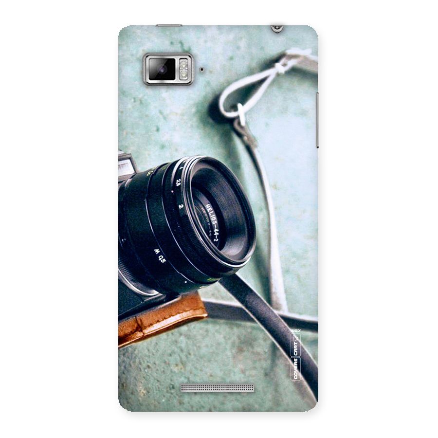 Leather Camera Lens Back Case for Lenovo Vibe Z K910