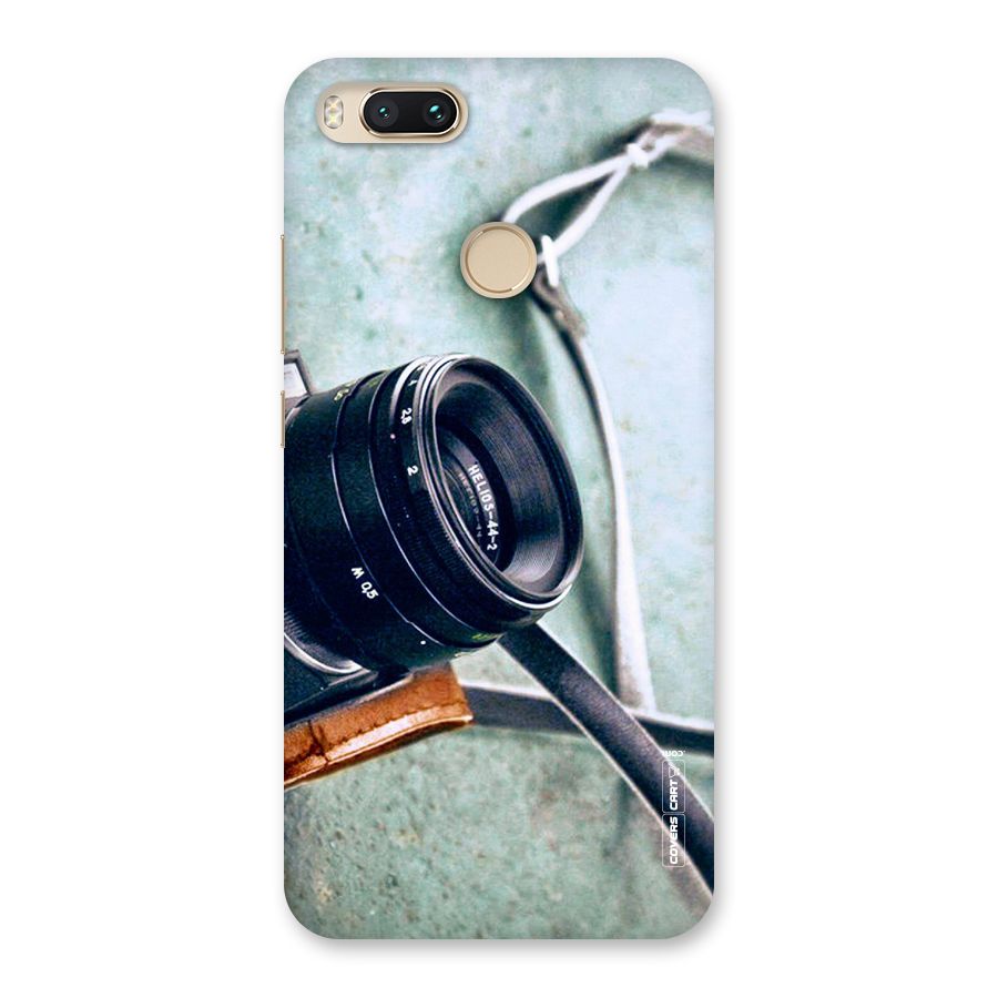 Leather Camera Lens Back Case for Mi A1