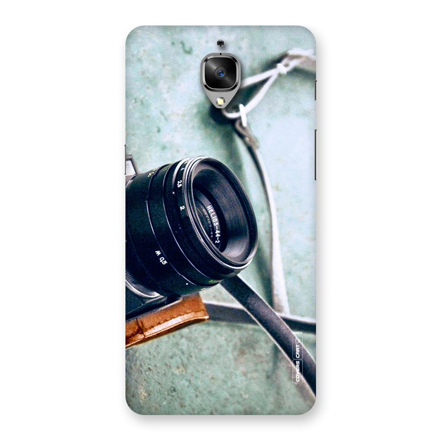 Leather Camera Lens Back Case for OnePlus 3
