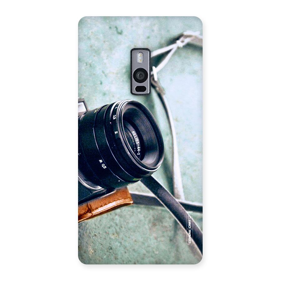 Leather Camera Lens Back Case for OnePlus Two