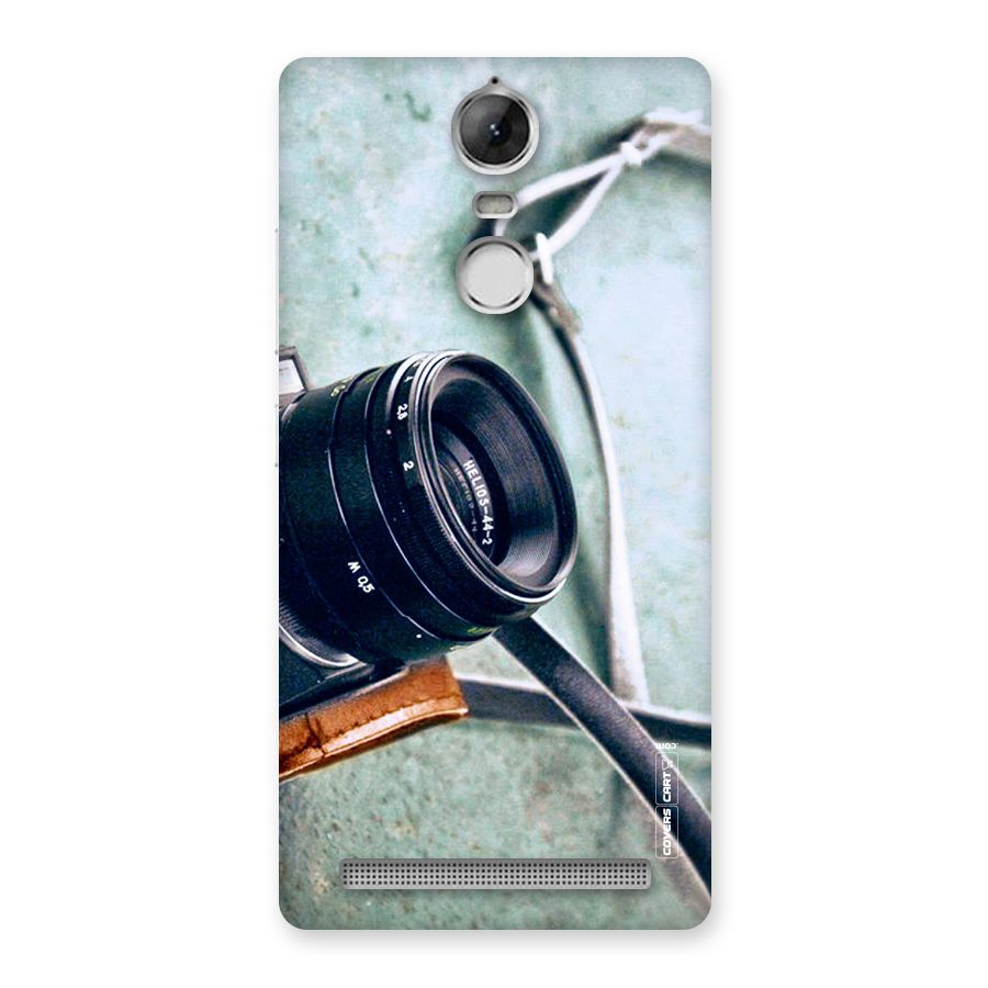 Leather Camera Lens Back Case for Vibe K5 Note